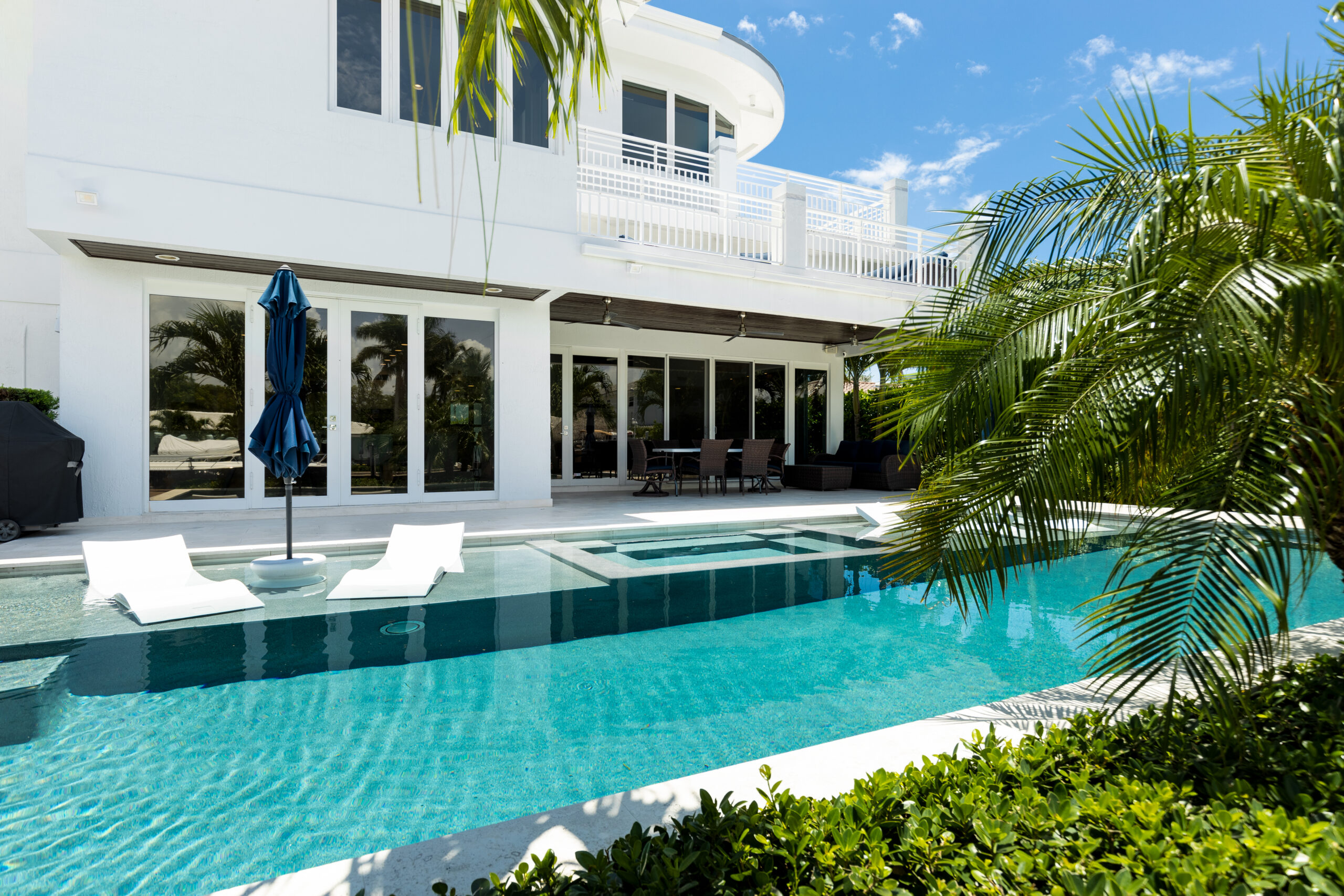 Luxury property with a pool